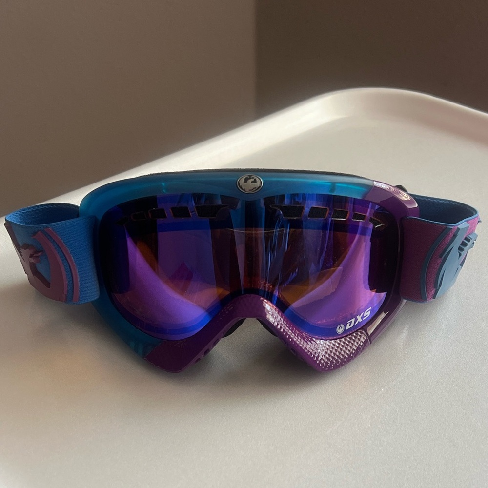 Dragon Alliance Sleek Purple and Blue Ski and Snowboard Goggles UNISEX!